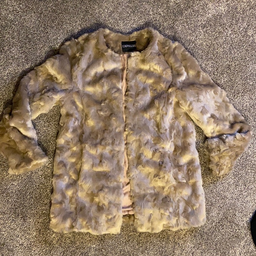 Express Faux fur coat